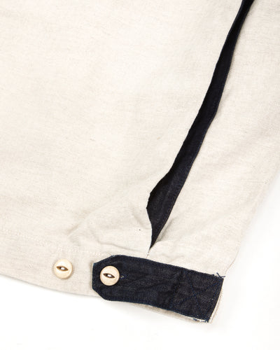 Freenote Yorba Zip S/S - White Herringbone - Standard & Strange