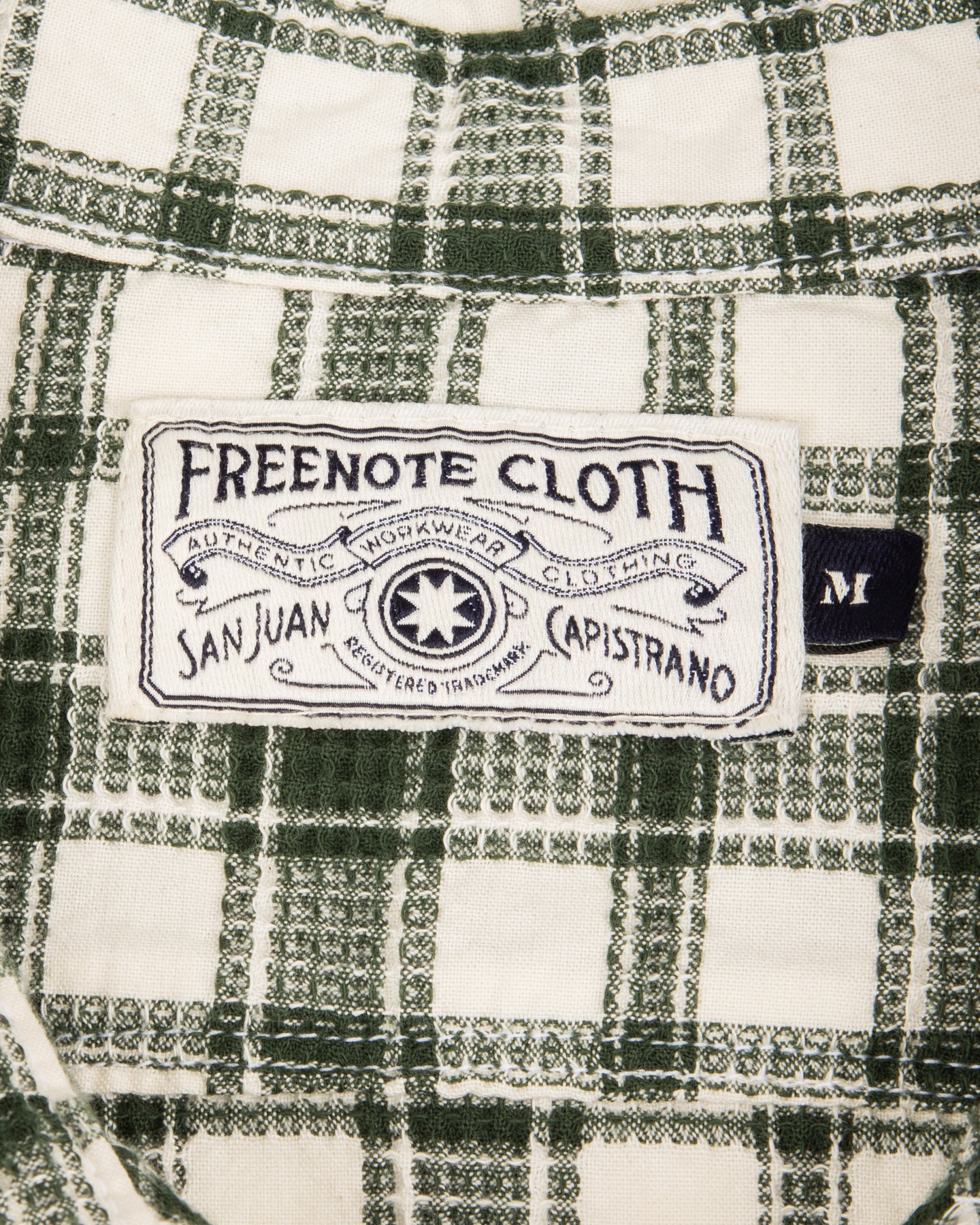 Freenote Benson Shirt - Cactus Green Plaid - Standard & Strange