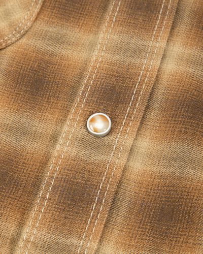 Freenote Bodie Shirt - Brown Shadow Plaid - Standard & Strange