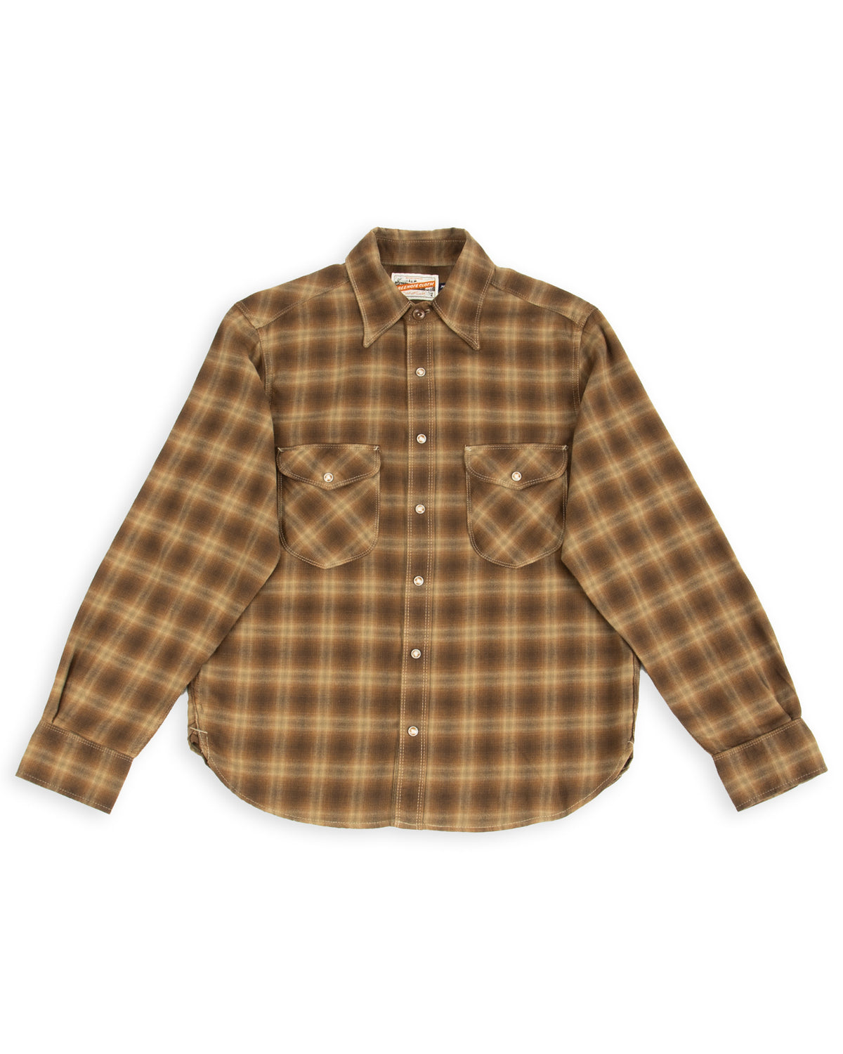 Freenote Bodie Shirt - Brown Shadow Plaid - Standard & Strange