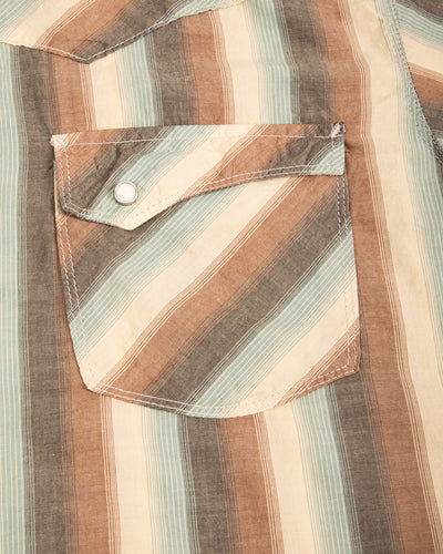 Freenote Calico Western Shirt S/S - Desert Stripe - Standard & Strange