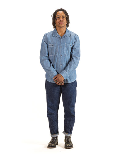Freenote Dayton L/S Shirt - Chambray - Standard & Strange
