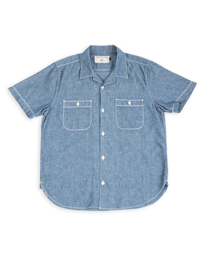 Freenote Dayton S/S Shirt - Chambray - Standard & Strange