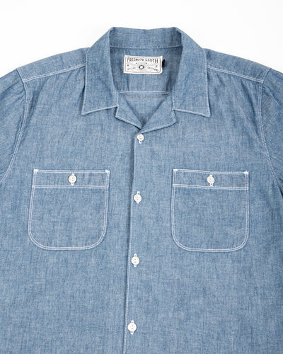 Freenote Dayton S/S Shirt - Chambray - Standard & Strange