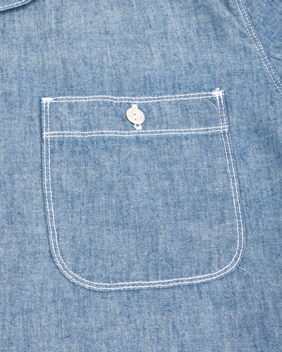 Freenote Dayton S/S Shirt - Chambray - Standard & Strange