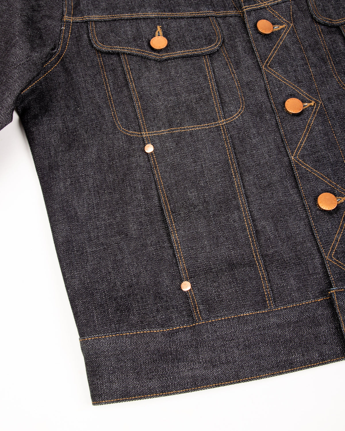 Freenote High Low Jacket - 14oz Broken Twill Denim - Standard & Strange