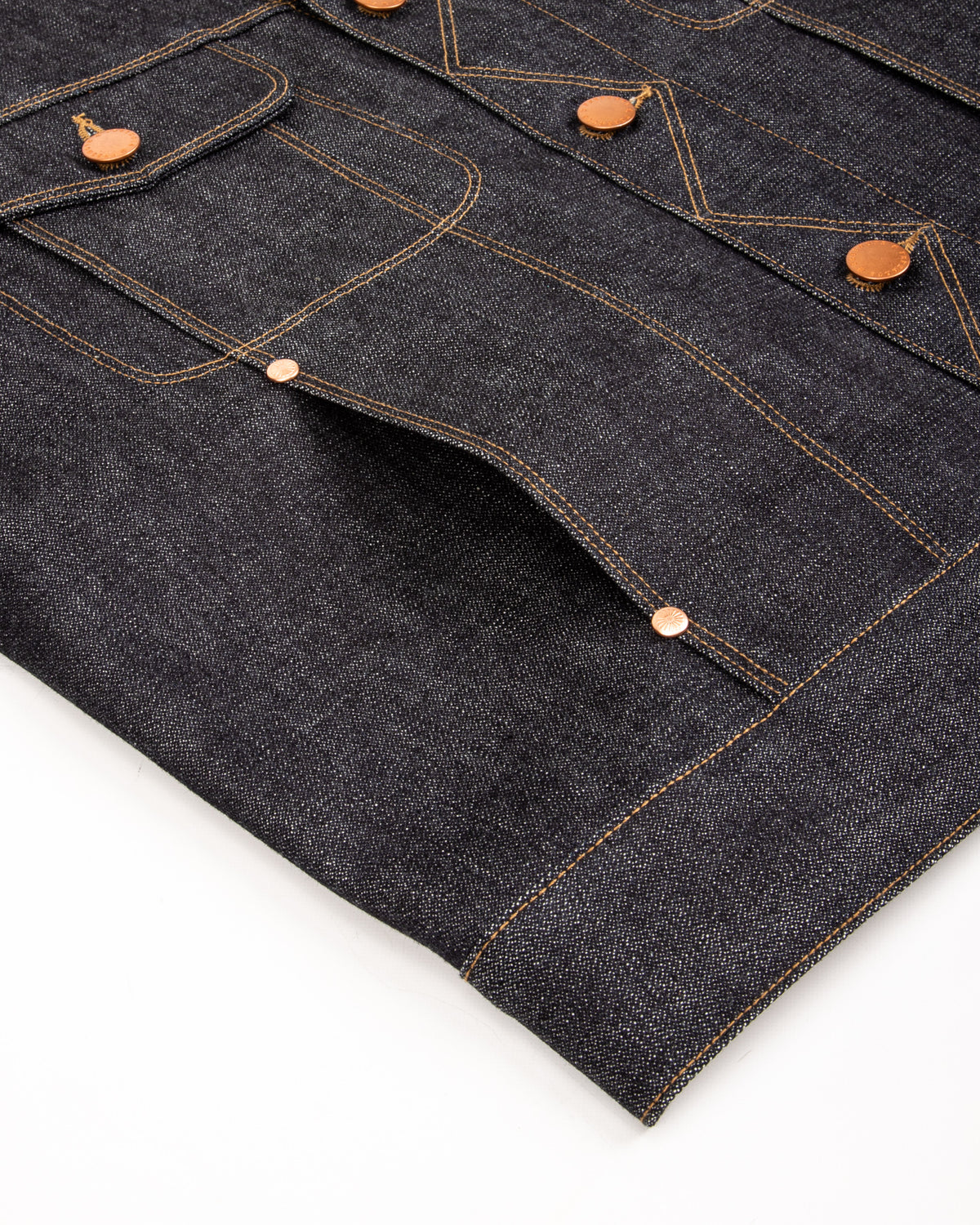 Freenote High Low Jacket - 14oz Broken Twill Denim - Standard & Strange