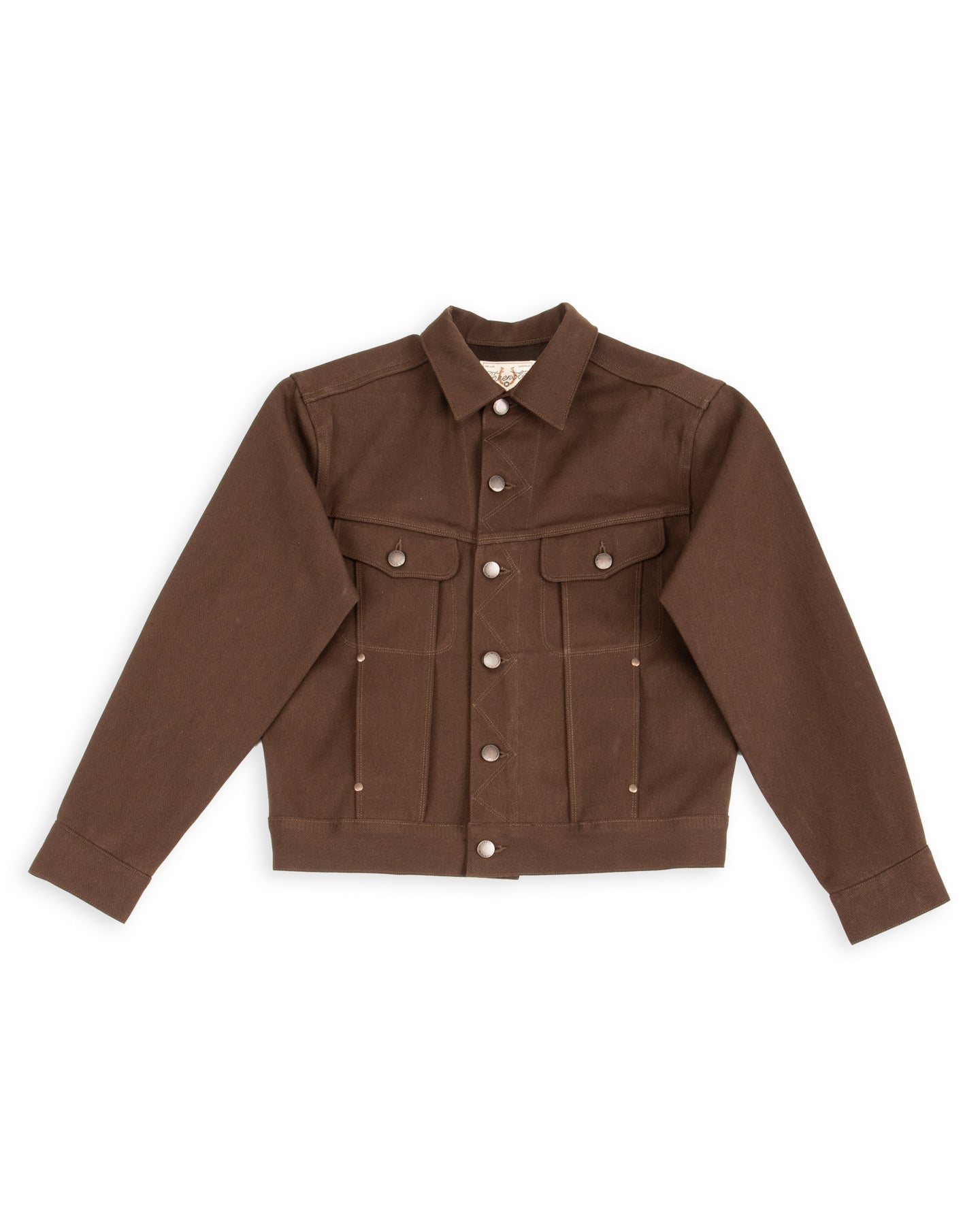 Freenote High Low Jacket - 15oz Dark Brown Denim - Standard & Strange
