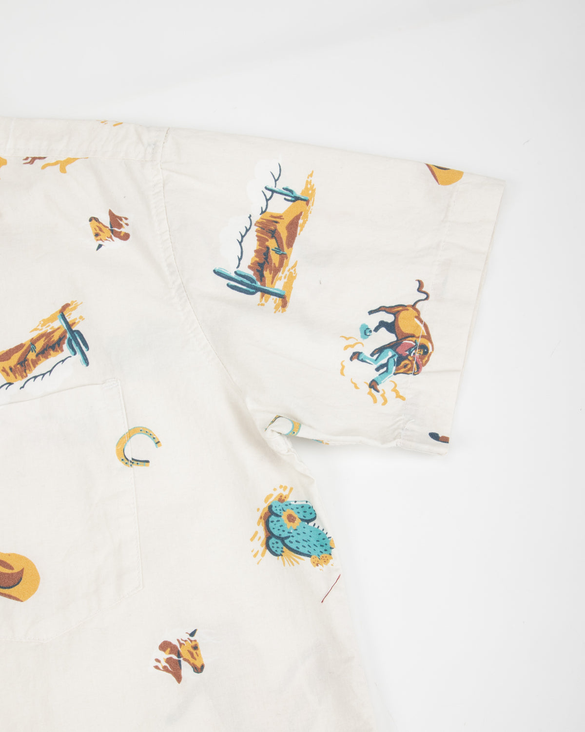 Freenote Hawaiian Shirt - Ecru Cowboy - Standard & Strange