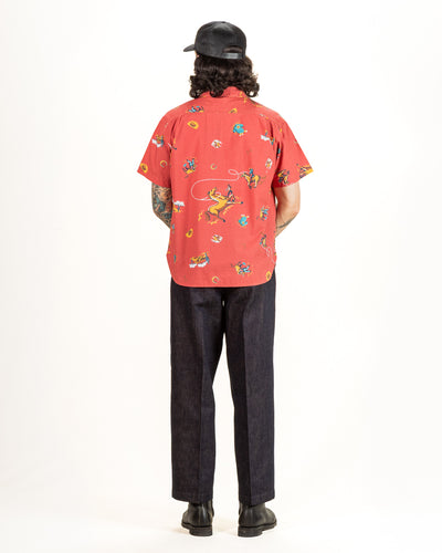 Freenote Hawaiian Shirt - Red Cowboy - Standard & Strange