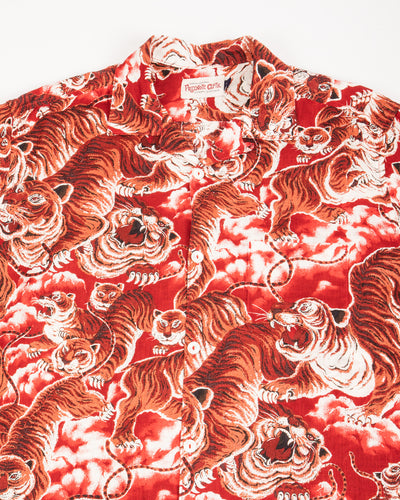 Freenote Hawaiian Shirt - Red Tiger - Standard & Strange