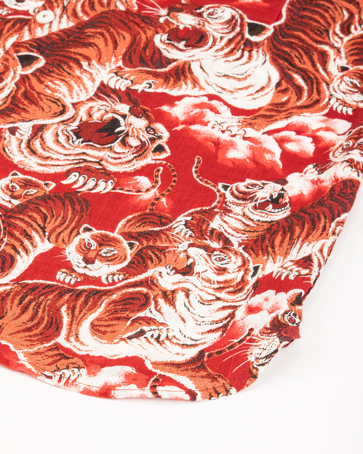 Freenote Hawaiian Shirt - Red Tiger - Standard & Strange
