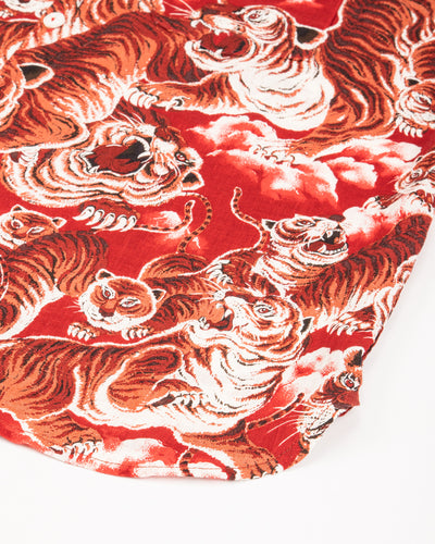 Freenote Hawaiian Shirt - Red Tiger - Standard & Strange