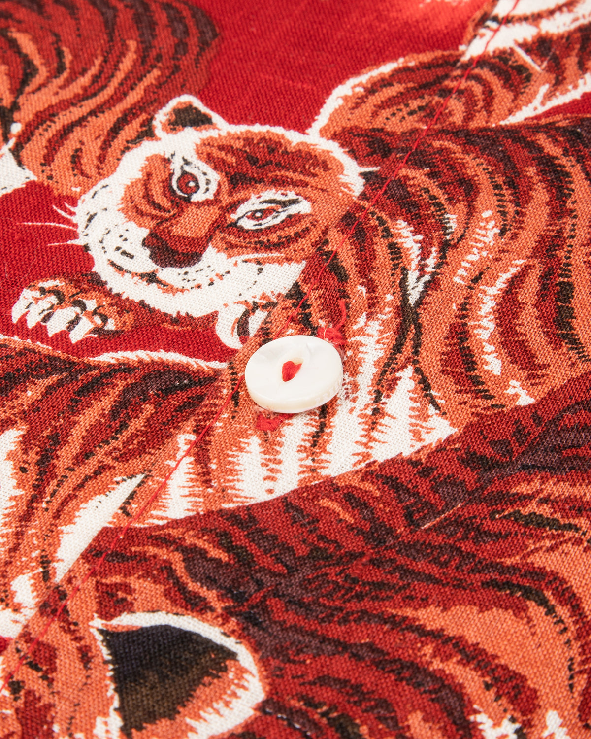 Freenote Hawaiian Shirt - Red Tiger - Standard & Strange
