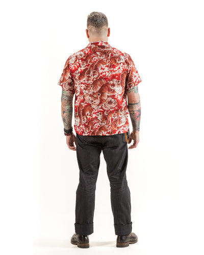 Freenote Hawaiian Shirt - Red Tiger - Standard & Strange
