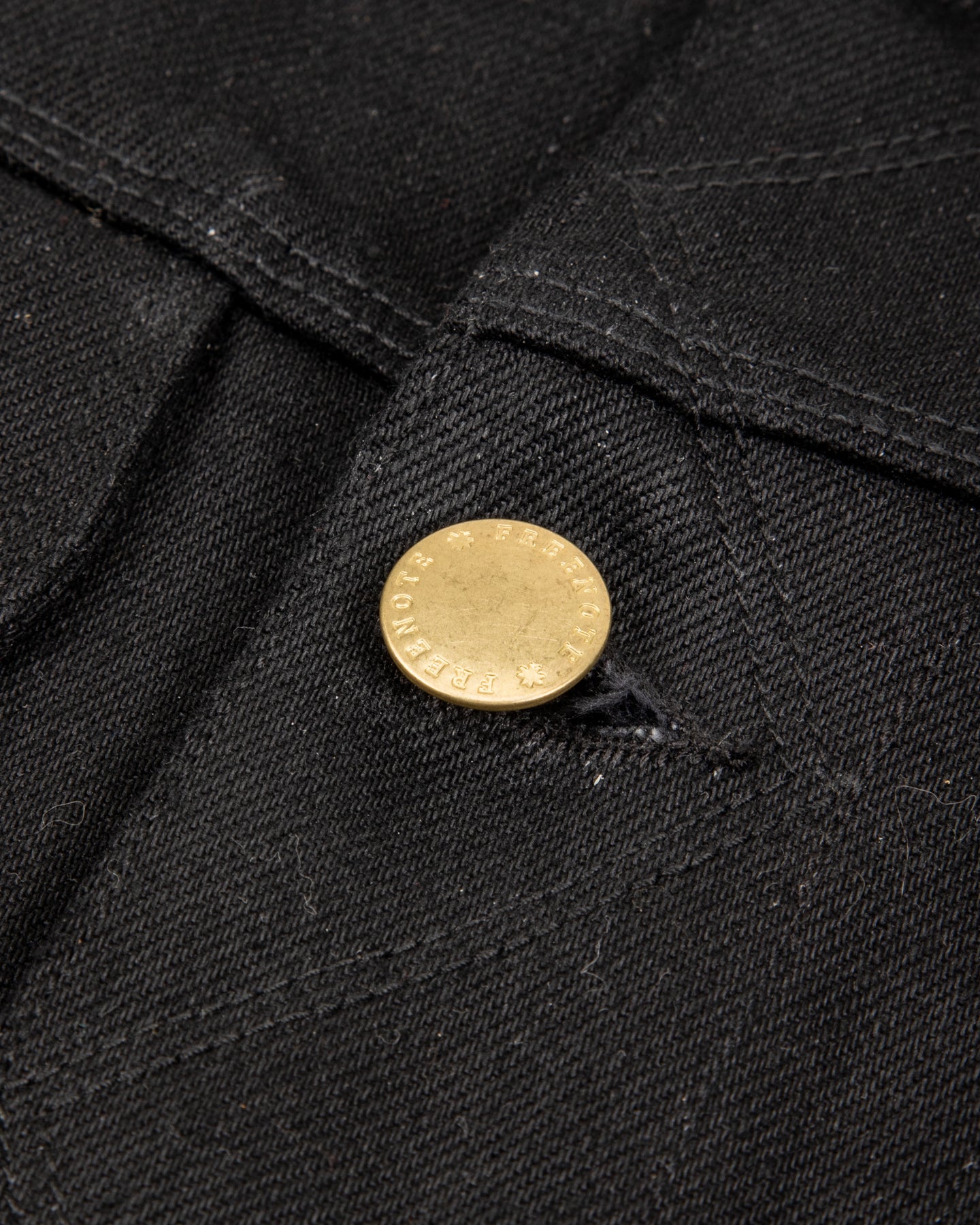 Freenote High Low Jacket - 15.75oz Black/Black - Standard & Strange