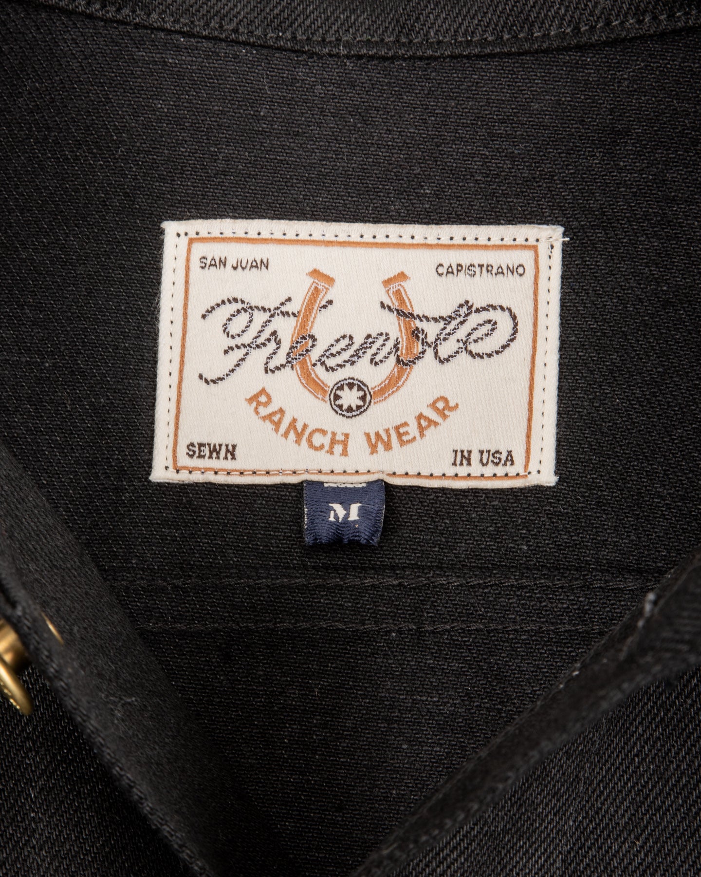 Freenote High Low Jacket - 15.75oz Black/Black - Standard & Strange
