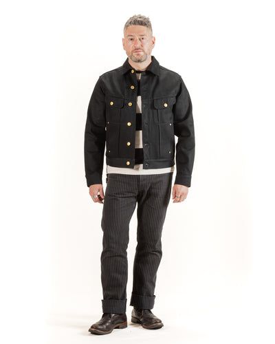 Freenote High Low Jacket - 15.75oz Black/Black - Standard & Strange