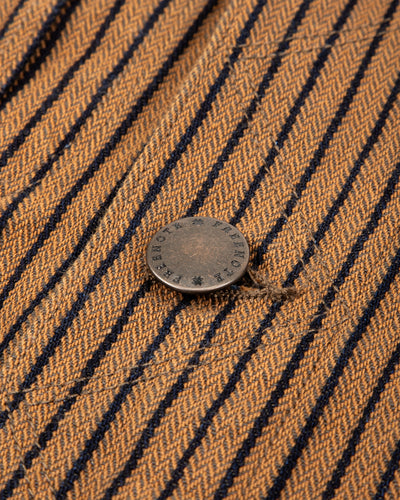 Freenote High Low Jacket - Brown Herringbone Dobby - Standard & Strange