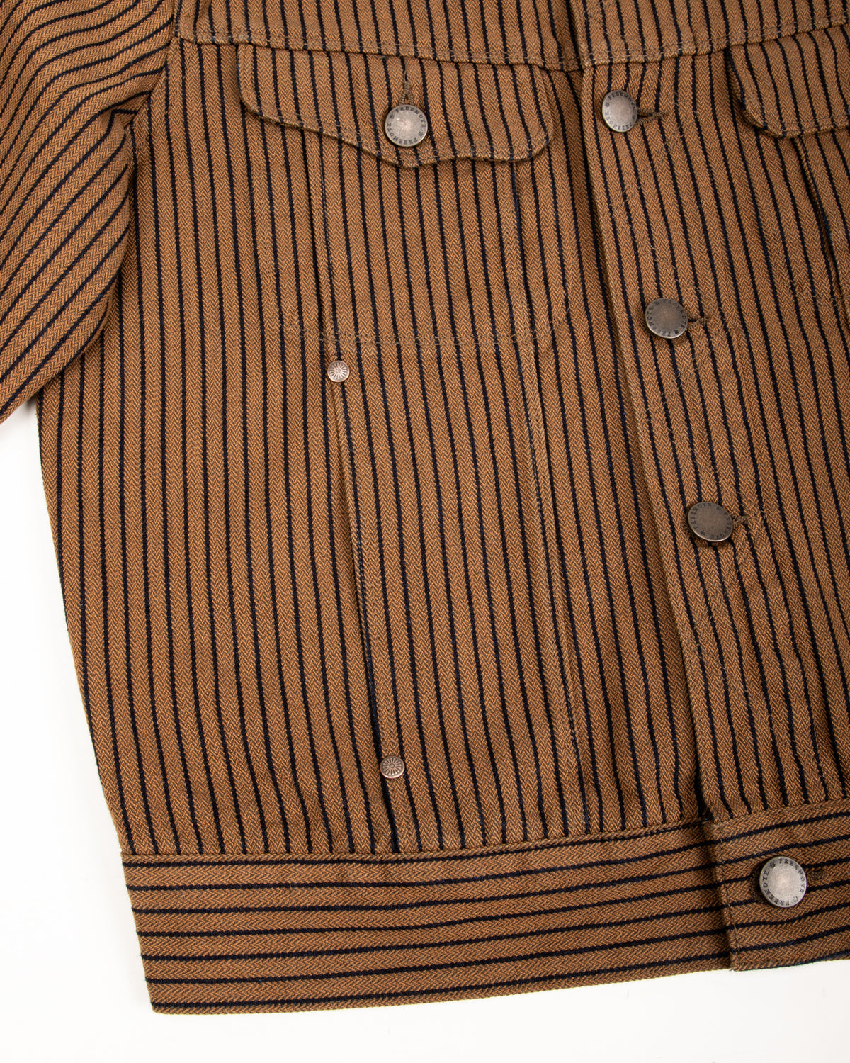 Freenote High Low Jacket - Brown Herringbone Dobby - Standard & Strange