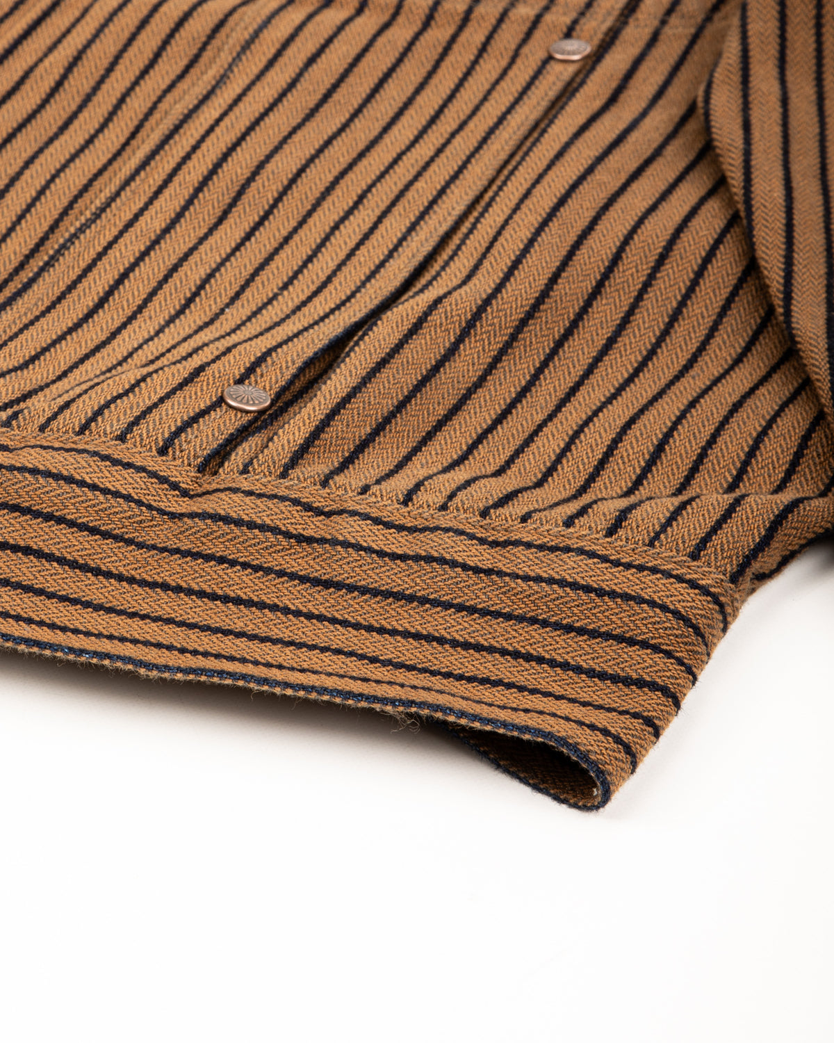 Freenote High Low Jacket - Brown Herringbone Dobby - Standard & Strange