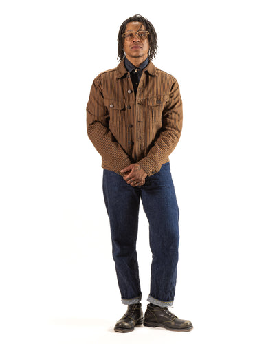 Freenote High Low Jacket - Brown Herringbone Dobby - Standard & Strange