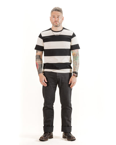 Freenote Mooch Tee S/S - Black Stripe - Standard & Strange