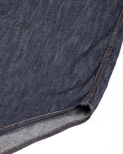 Freenote North Fork S/S Shirt - 6oz Rinsed Denim - Standard & Strange