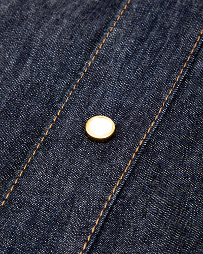 Freenote North Fork S/S Shirt - 6oz Rinsed Denim - Standard & Strange