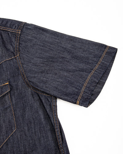 Freenote North Fork S/S Shirt - 6oz Rinsed Denim - Standard & Strange