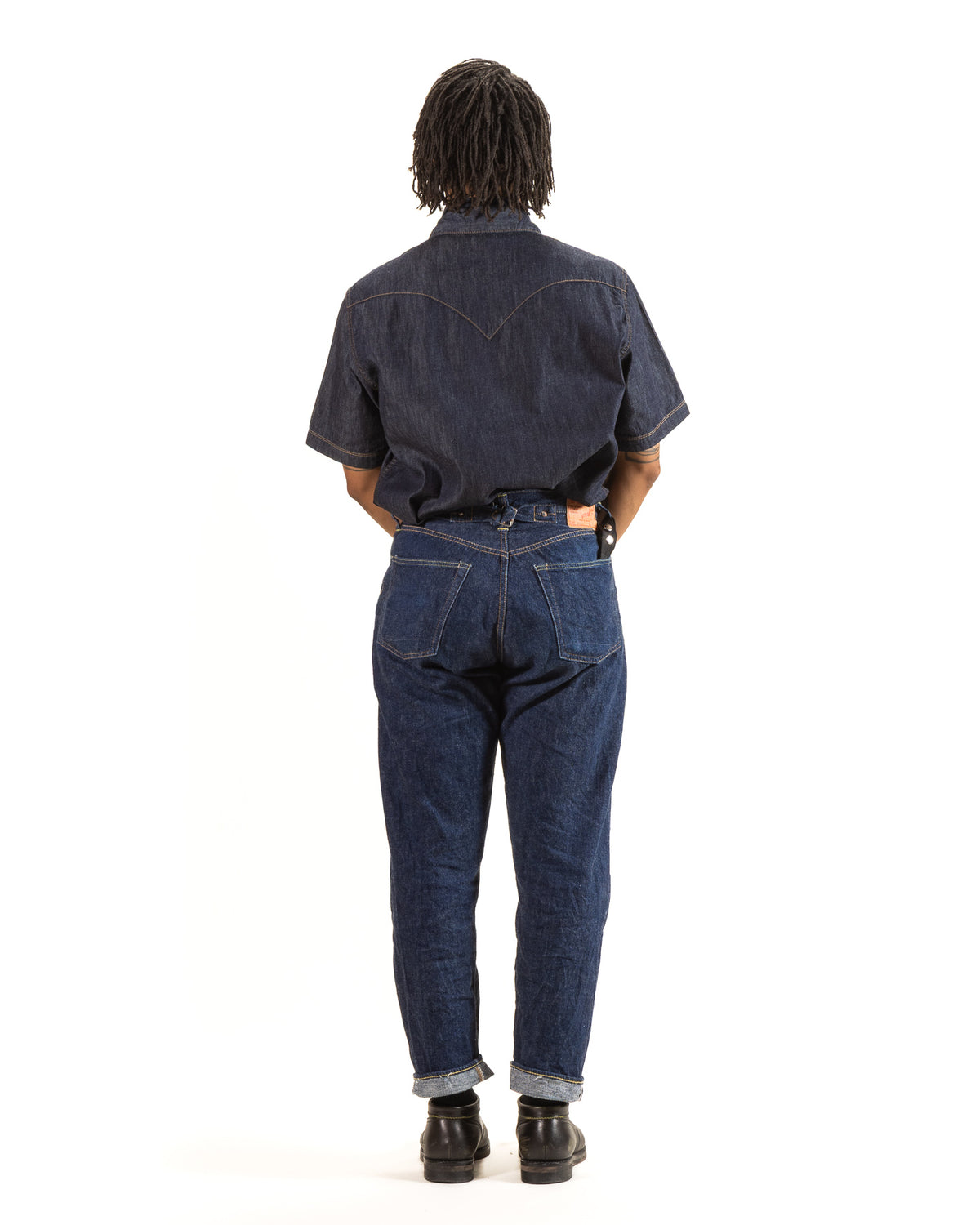 Freenote North Fork S/S Shirt - 6oz Rinsed Denim - Standard & Strange