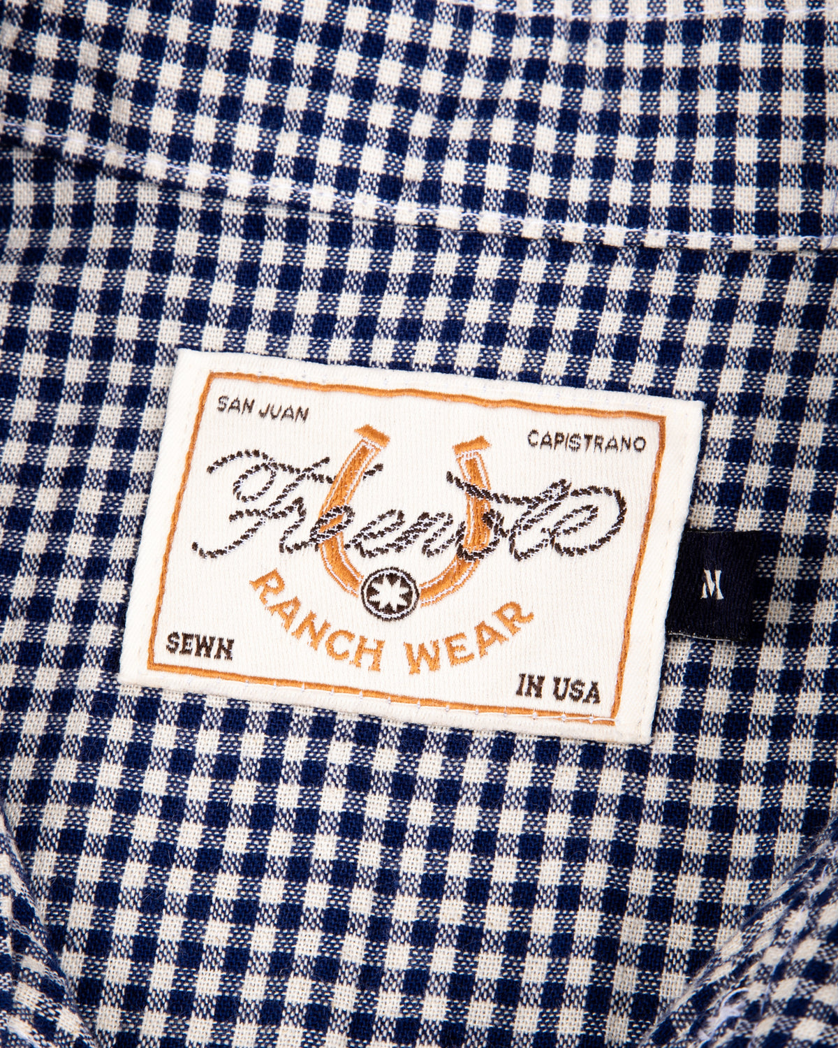 Freenote North Fork S/S Shirt - Blue Gingham - Standard & Strange