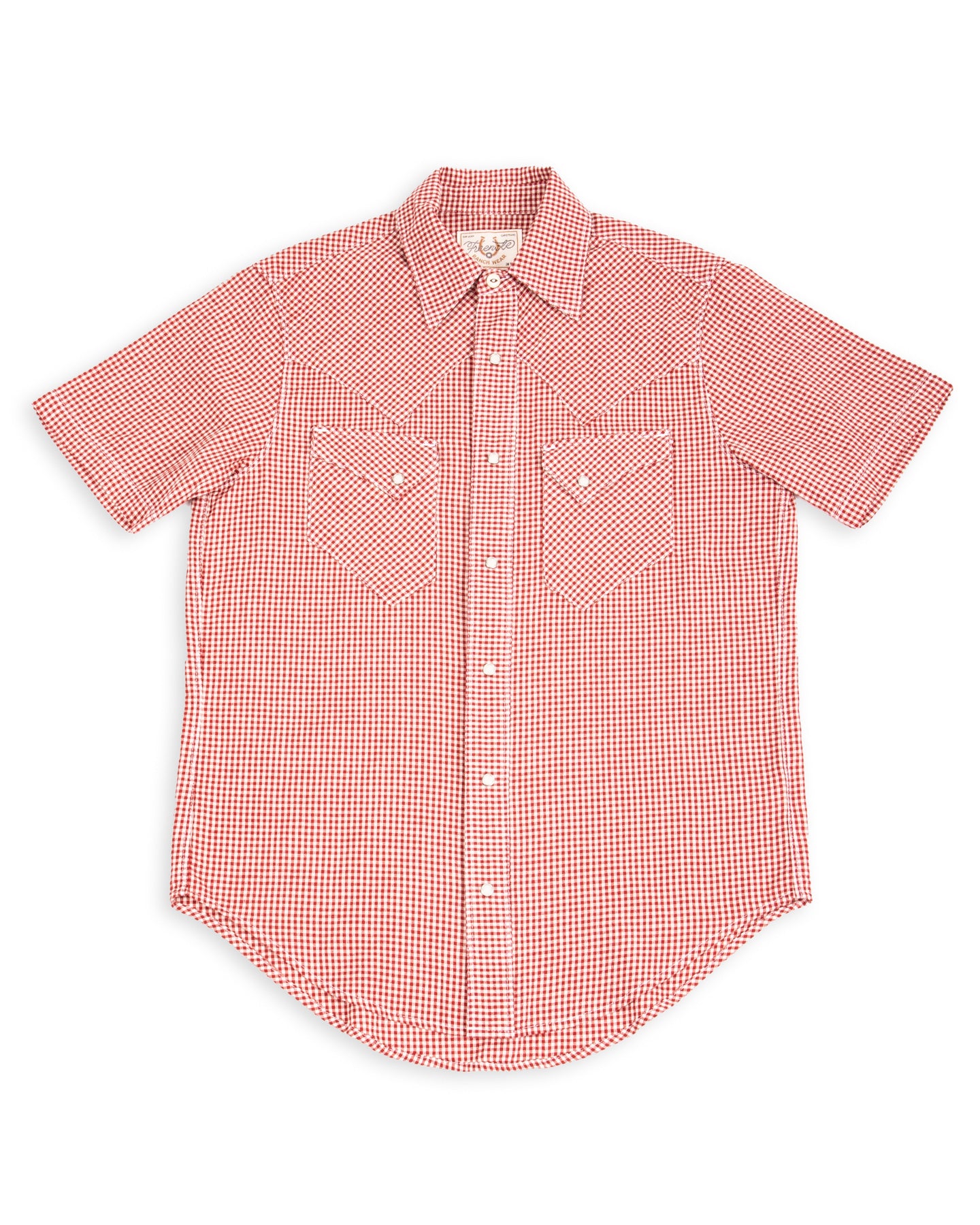 Freenote North Fork S/S Shirt - Red Gingham - Standard & Strange