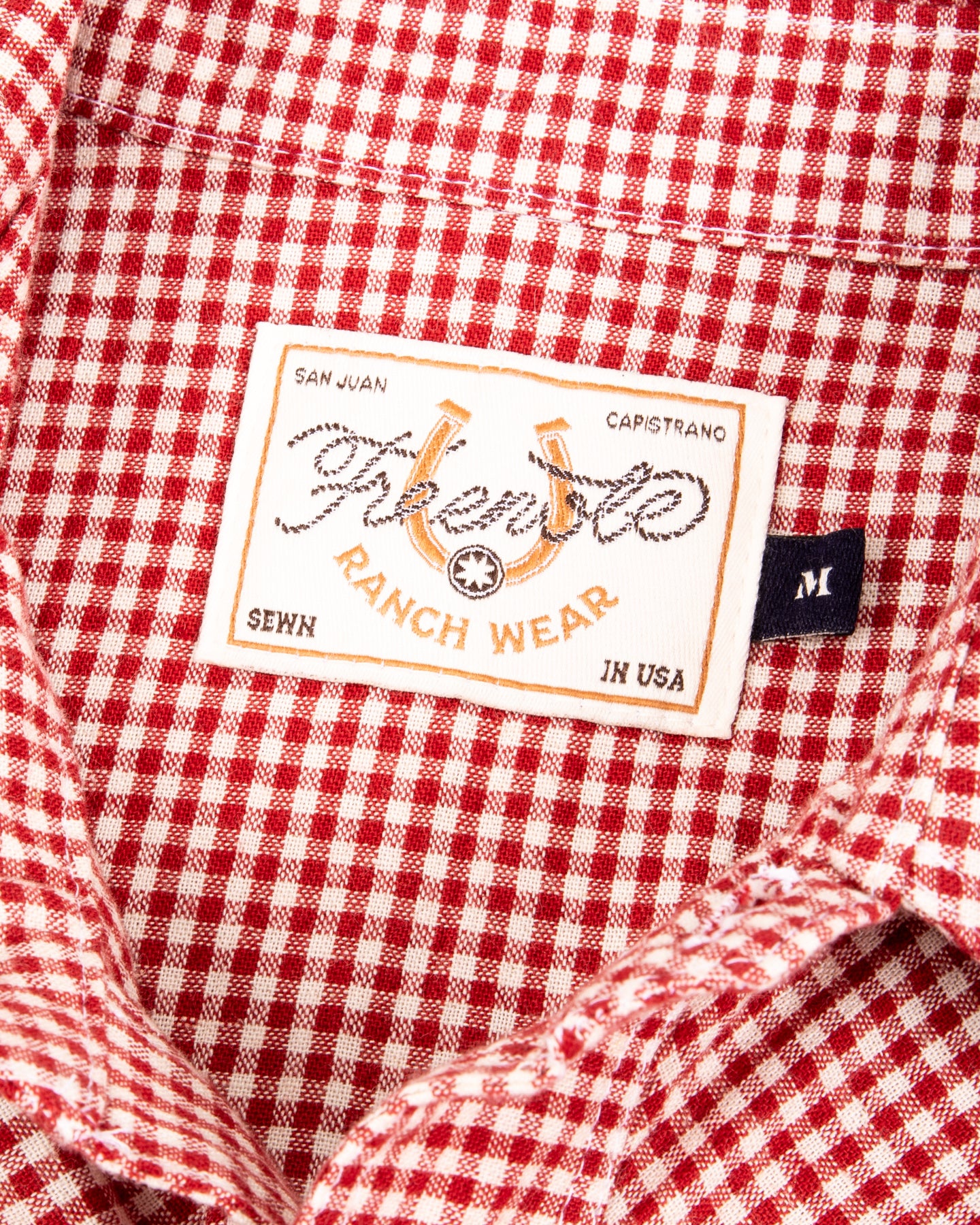 Freenote North Fork S/S Shirt - Red Gingham - Standard & Strange