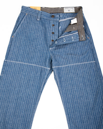 Freenote Ortega Pant - 13oz Blue Herringbone - Standard & Strange