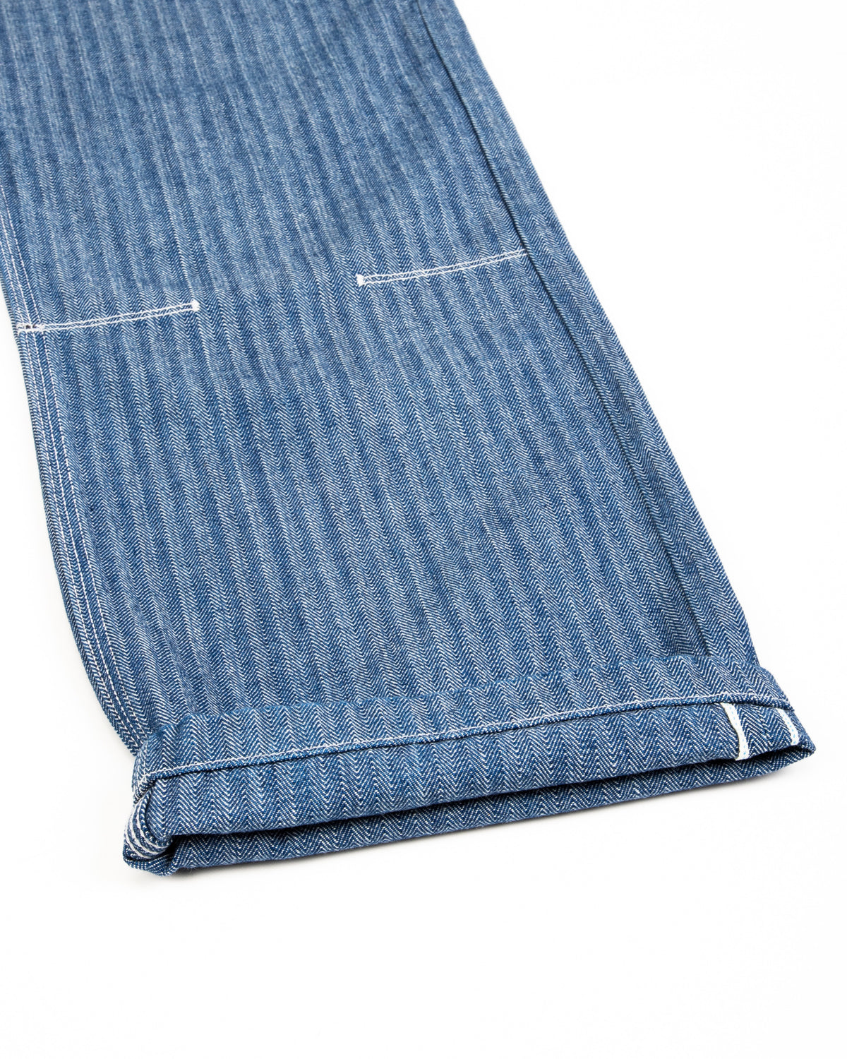 Freenote Ortega Pant - 13oz Blue Herringbone - Standard & Strange