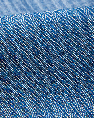 Freenote Ortega Pant - 13oz Blue Herringbone - Standard & Strange
