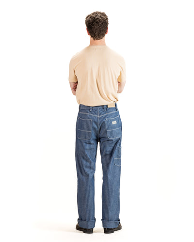 Freenote Ortega Pant - 13oz Blue Herringbone - Standard & Strange