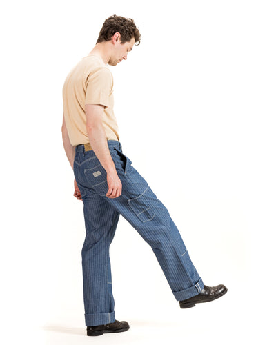 Freenote Ortega Pant - 13oz Blue Herringbone - Standard & Strange
