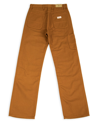 Freenote Ortega Pant - 13oz Rust Herringbone - Standard & Strange