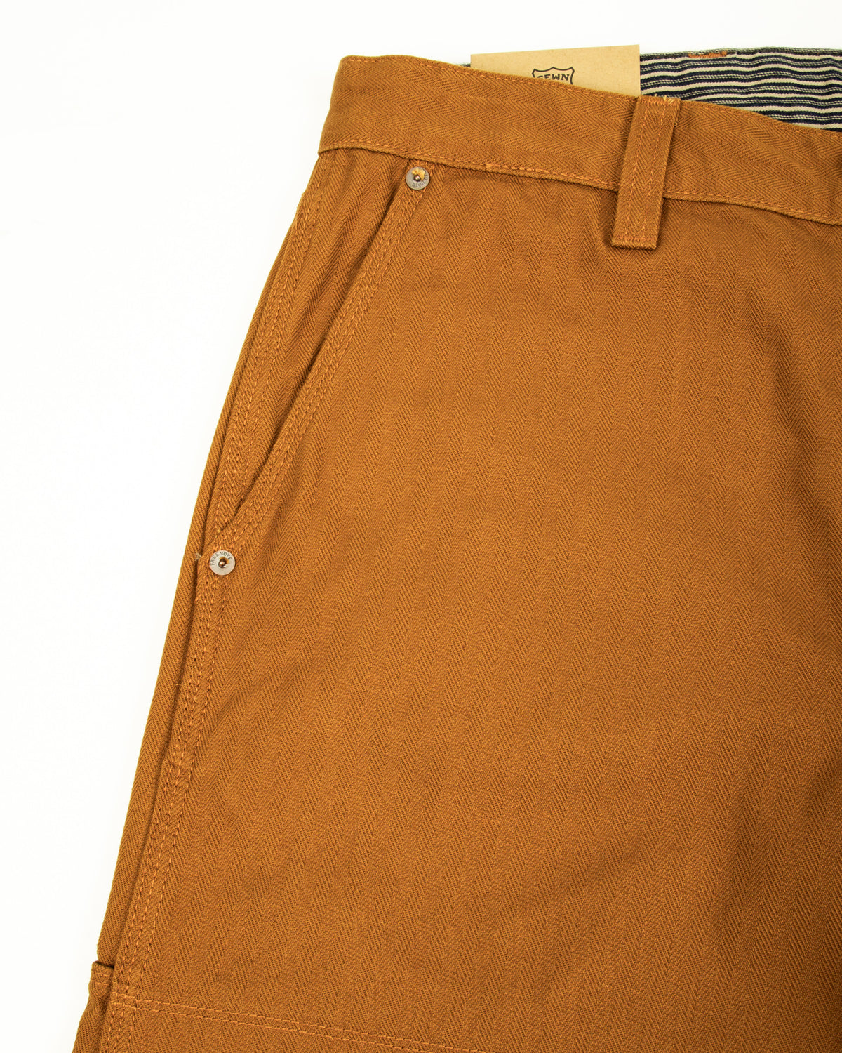 Freenote Ortega Pant - 13oz Rust Herringbone - Standard & Strange