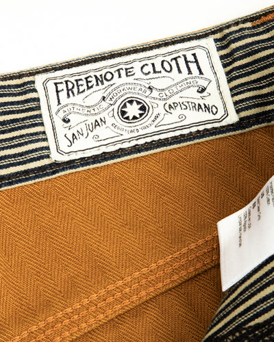 Freenote Ortega Pant - 13oz Rust Herringbone - Standard & Strange