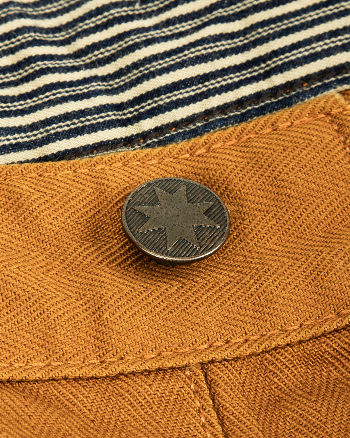 Freenote Ortega Pant - 13oz Rust Herringbone - Standard & Strange