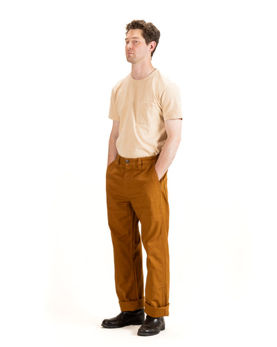 Freenote Ortega Pant - 13oz Rust Herringbone - Standard & Strange