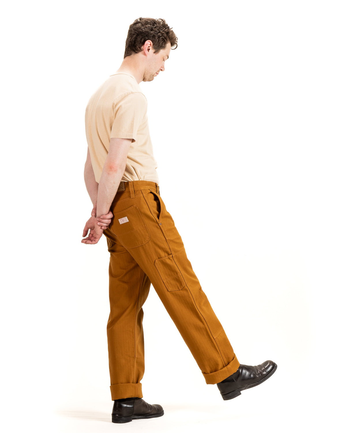 Freenote Ortega Pant - 13oz Rust Herringbone - Standard & Strange