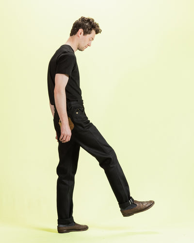 Freenote Portola Classic Taper - 15.75oz Black/Black - Standard & Strange