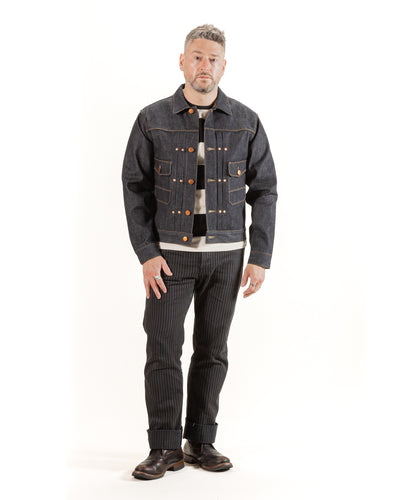 Freenote RJ-3 Jacket - 14oz Broken Twill Denim - Standard & Strange