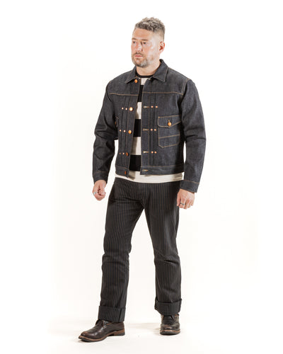 Freenote RJ-3 Jacket - 14oz Broken Twill Denim - Standard & Strange