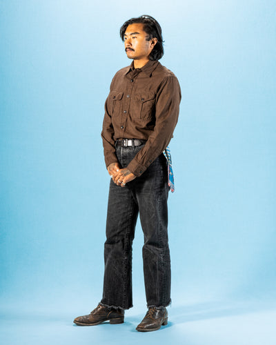 Freenote Rancho Shirt - Brown Check - Standard & Strange