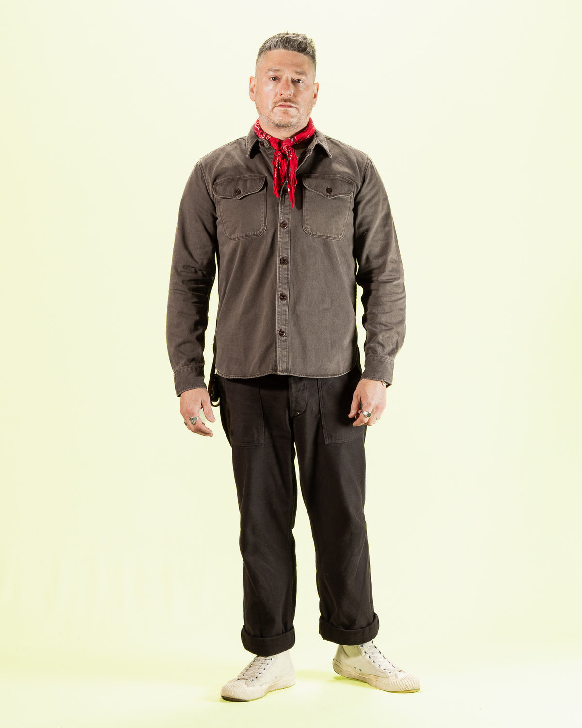 Freenote Utility Shirt - Chocolate - Standard & Strange